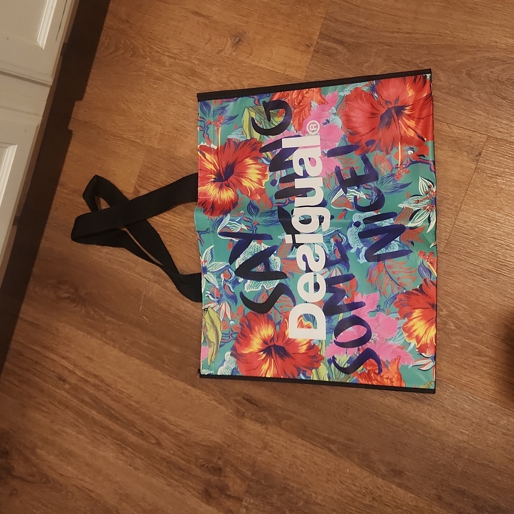 DESIGUAL "Say Something Nice" Reusable Shopping Bag